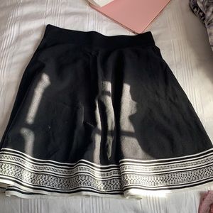 Ivanka trump black a line skirt